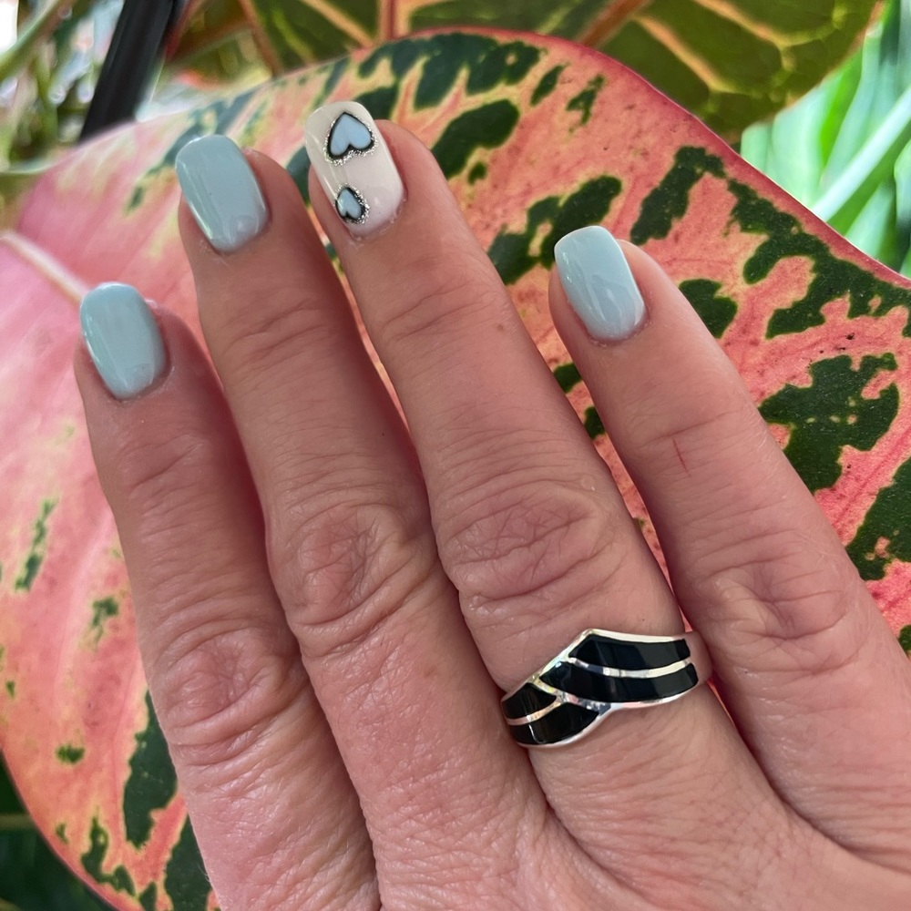 Black Onyx Sterling Silver Ring